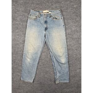 Vintage Levi's 550 Relaxed‎ Fit Jeans W32 L30 Light Wash USA Made Distressed